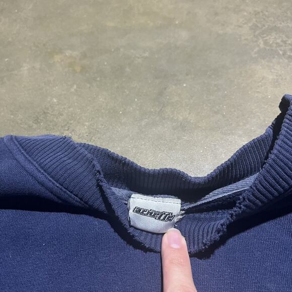 Vintage 90s Arnette Navy Boxy Graphic Sweatshirt - Picture 3 of 3